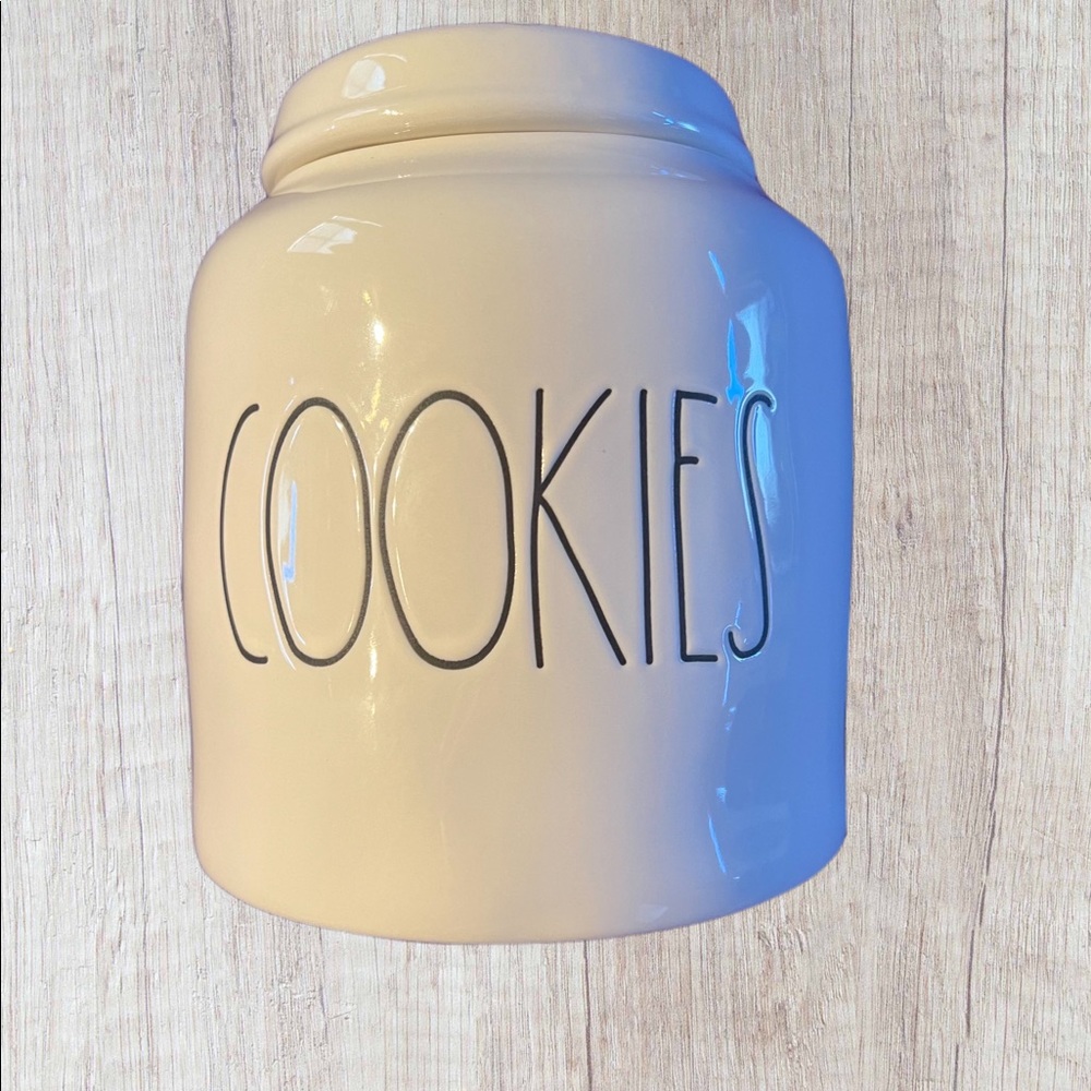 Rae Dunn COOKIES Ceramic Jar NWT Cookie Jar